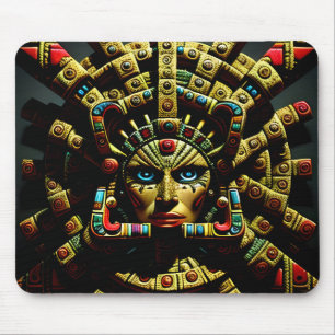 Aztec Design Pattern Four Mouse Pad