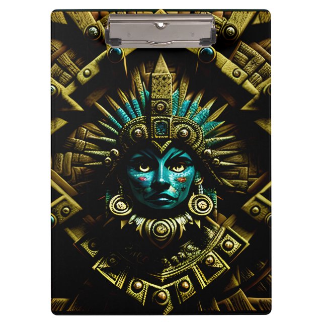 Aztec Design Pattern Two Clipboard (Front)