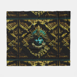Aztec Design Pattern Two Fleece Blanket