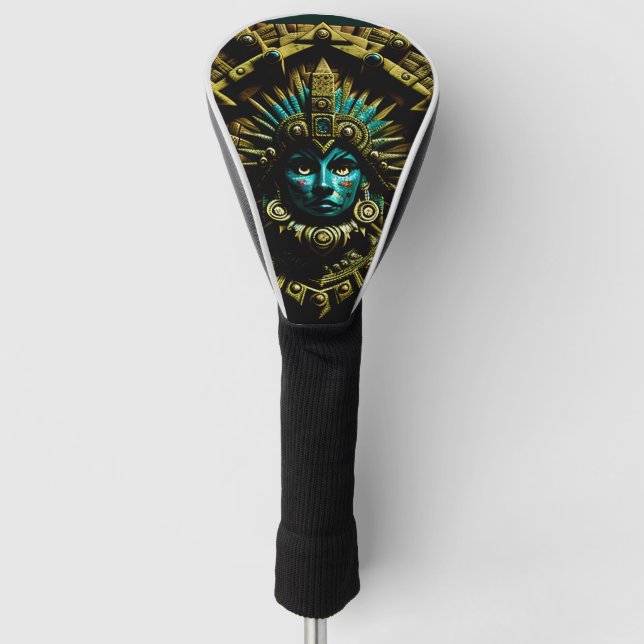 Aztec Design Pattern Two Golf Head Cover (Front)