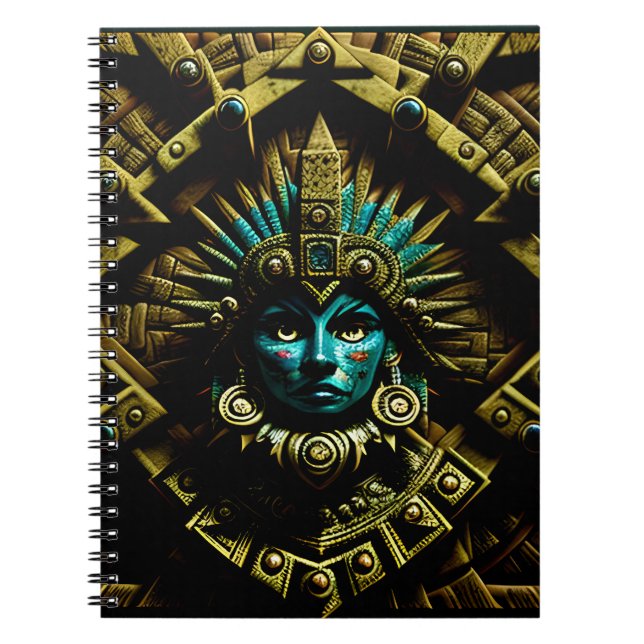 Aztec Design Pattern Two Notebook (Front)