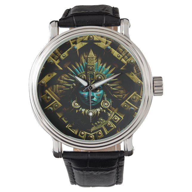 Aztec Design Pattern Two Watch (Front)