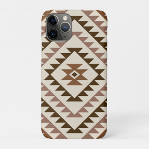 Aztec Diamond Motif Design Browns+Cream Case-Mate iPhone Case