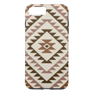 Aztec Diamond Motif Design Browns+Cream Case-Mate iPhone Case