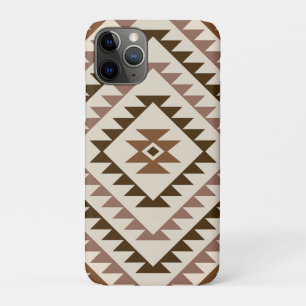 Aztec Diamond Motif Design Browns+Cream Case-Mate iPhone Case