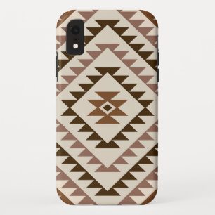 Aztec Diamond Motif Design Browns+Cream Case-Mate iPhone Case