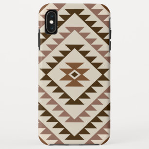 Aztec Diamond Motif Design Browns+Cream Case-Mate iPhone Case