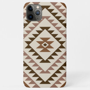 Aztec Diamond Motif Design Browns+Cream Case-Mate iPhone Case