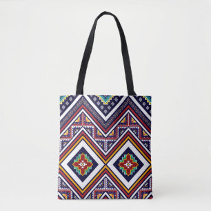 Aztec Diamond Tote Bag