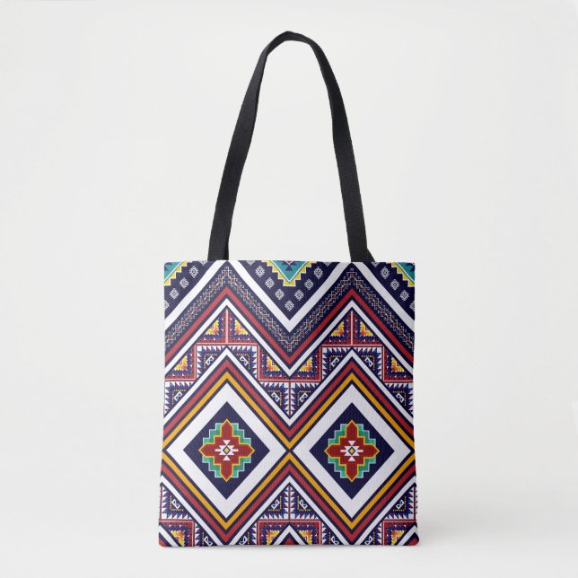 Aztec Diamond Tote Bag (Front)