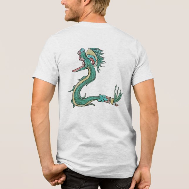 Aztec dragon and symbol shirt (Back)