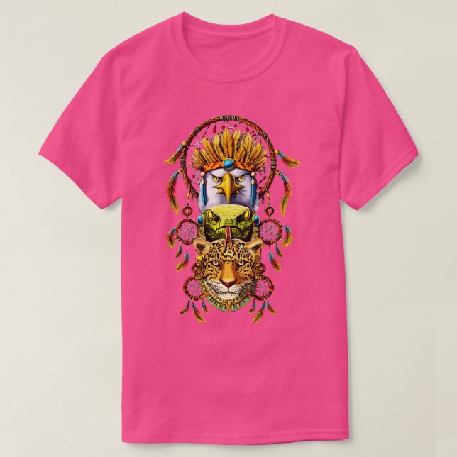 Aztec Dreamcatcher T-Shirt (Design Front)