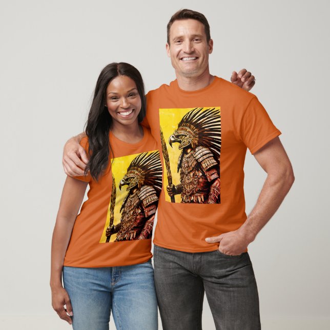 Aztec Eagle Warrior T-Shirt - Intricate Tattoo  (Unisex)