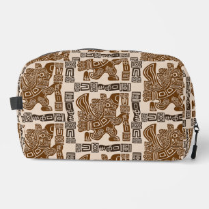 Aztec Eagle Warrior Tribal Ancient Art Dopp Kit