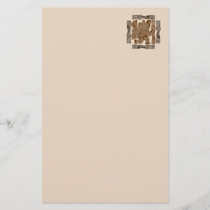 Aztec Eagle Warrior Tribal Ancient Art Stationery