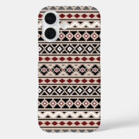 Aztec Essence II Ptn Black White Grey Red Sand