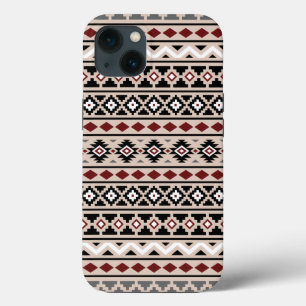 Aztec Essence II Ptn Black White Grey Red Sand iPhone 13 Case