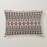 Aztec Essence II Ptn (H) Black White Grey Red Sand