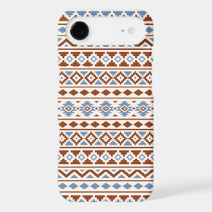 Aztec Essence Pattern II Rust Blue Cream