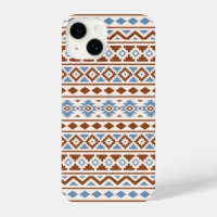 Aztec Essence Pattern II Rust Blue Cream