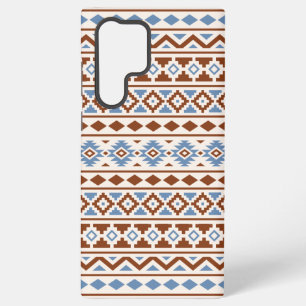 Aztec Essence Pattern II Rust Blue Cream Samsung Galaxy Case