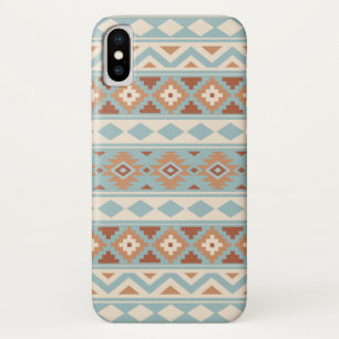 Aztec Essence Ptn IIIb Blue Cream Terracottas Case-Mate iPhone Case