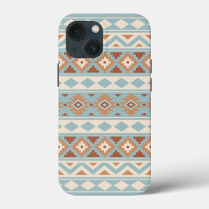 Aztec Essence Ptn IIIb Blue Cream Terracottas iPhone 13 Mini Case