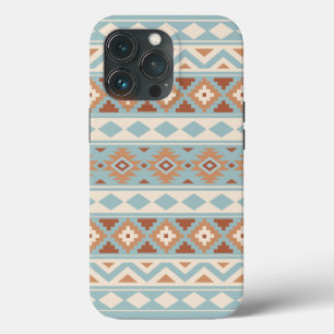 Aztec Essence Ptn IIIb Blue Cream Terracottas iPhone 13 Pro Case
