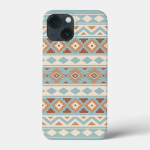 Aztec Essence Ptn IIIb Blue Cream Terracottas iPhone 13 Mini Case