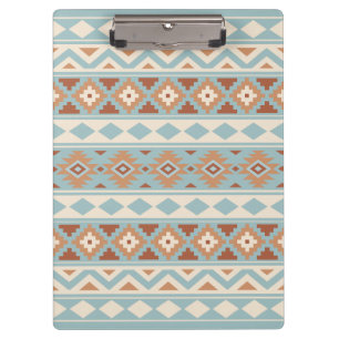 Aztec Essence Ptn IIIb Blue Cream Terracottas Clipboard