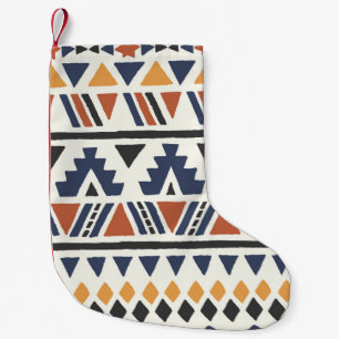 Aztec Ethnic: Hand Drawn Seamless Small Christmas Stocking