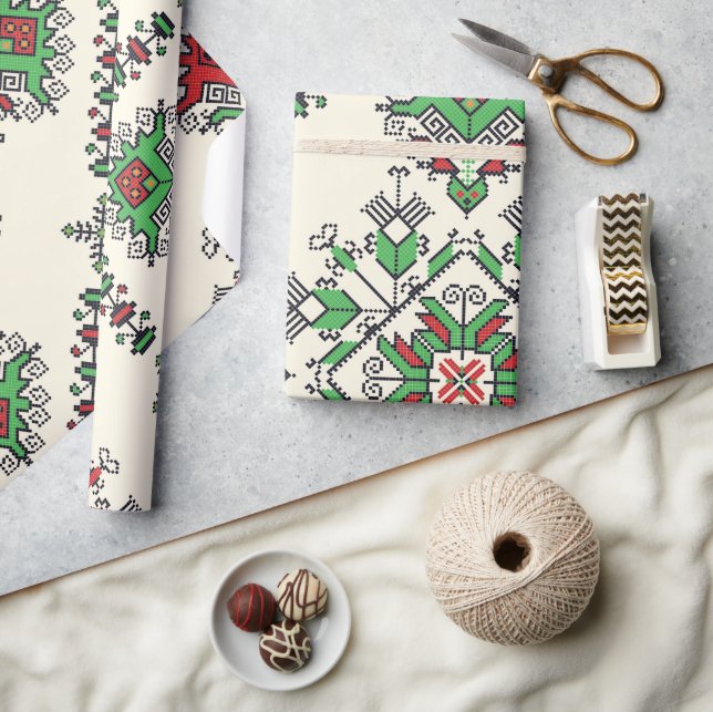 Aztec Ethnic Pattern Wrapping Paper (Crafts)