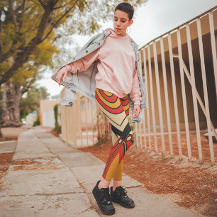 Aztec flat style tribal leggings