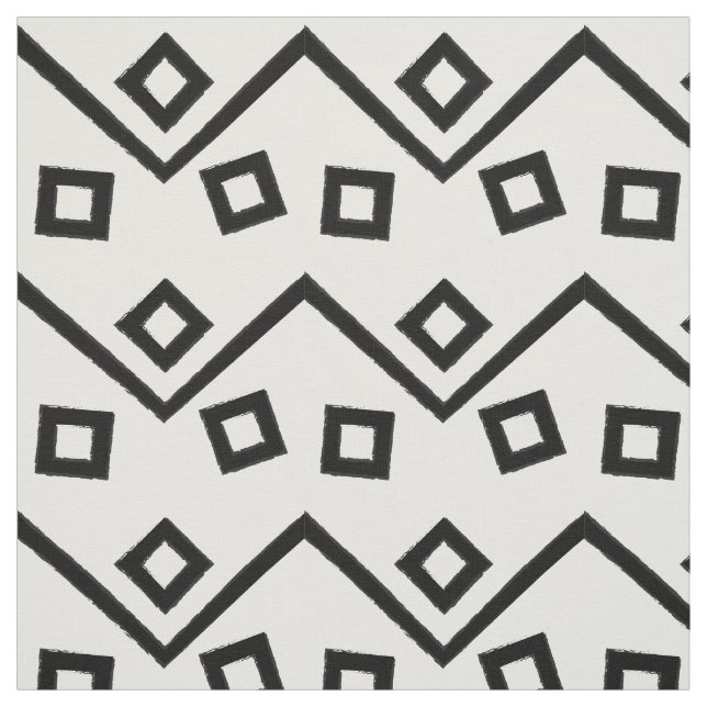 Aztec Geometric Abstract Pattern Fabric (Swatch)