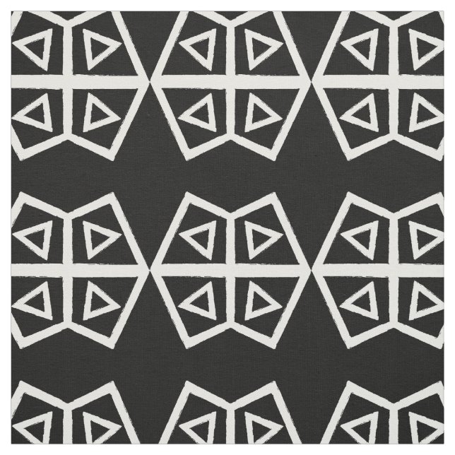 Aztec Geometric Abstract Pattern Fabric (Swatch)