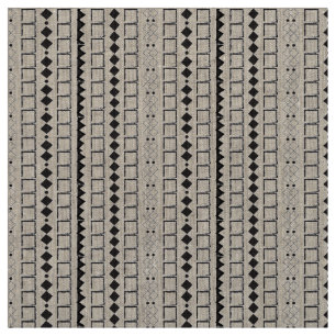 Aztec Geometric Abstract Pattern Fabric