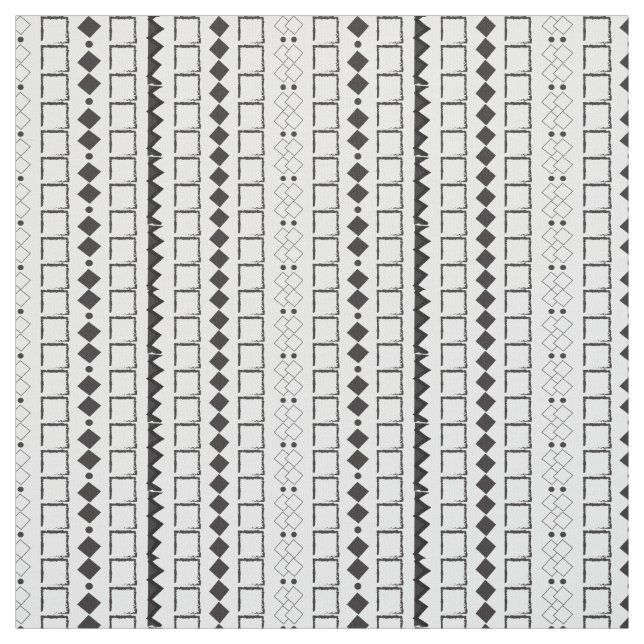 Aztec Geometric Abstract Pattern Fabric (Swatch)