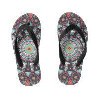 Aztec Geometric: Colourful Circle Pattern