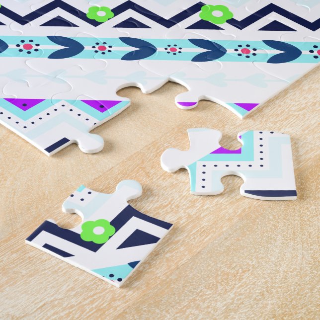 Aztec Girl Jigsaw Puzzle (Side)