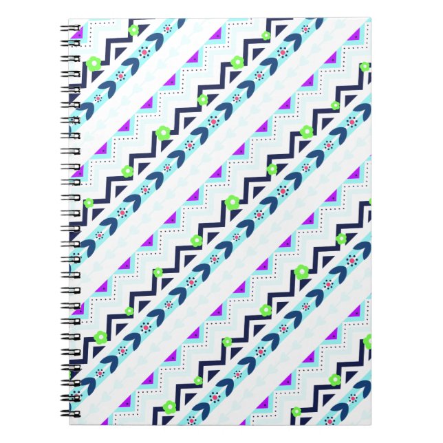 Aztec Girl Spiral Notebook (Front)