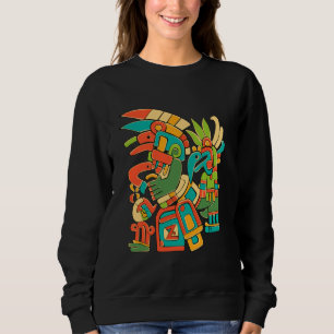 Aztec God Ancient Mythology Mictlantecuhtli Sweatshirt
