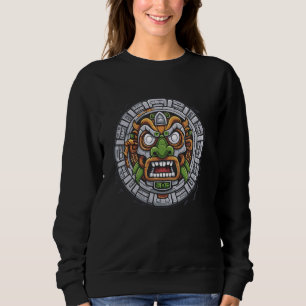 Aztec God Ancient Mythology Symbol Tonatiuh Sweatshirt