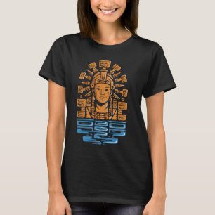 Aztec God Mythology Ancient God Aztec Chalchiuhtli T-Shirt