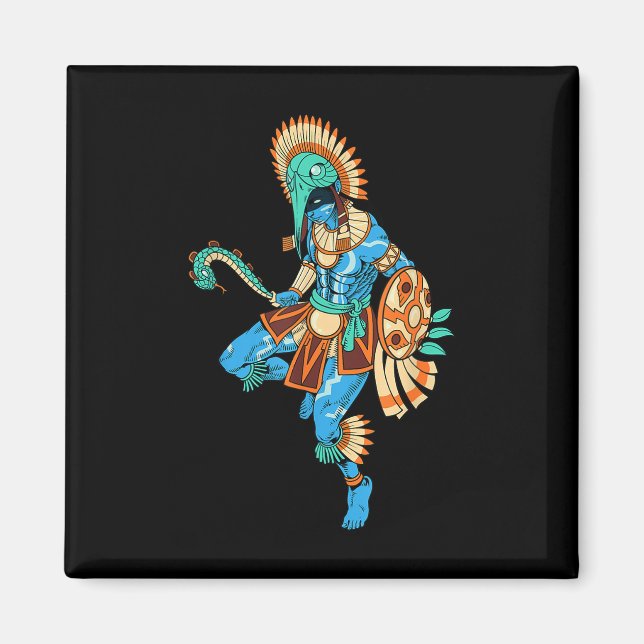 Aztec God Of War And Sun - Huitzilopochtli  Magnet (Front)
