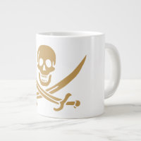 Aztec Gold Skull & Cutlass Pirate Calico Jack