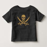 Aztec Gold Skull & Cutlass Pirate Calico Jack