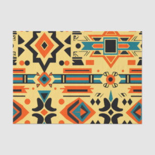 Aztec Harmony Geometric Decoupage Paper