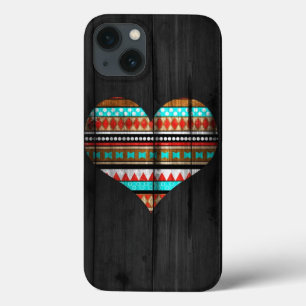 Aztec heart iPhone 13 case
