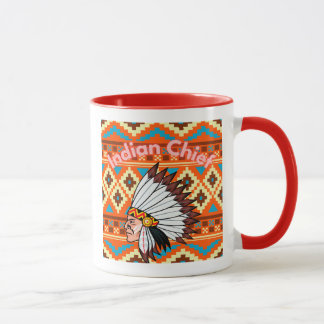 Aztec Indian Chief Mug