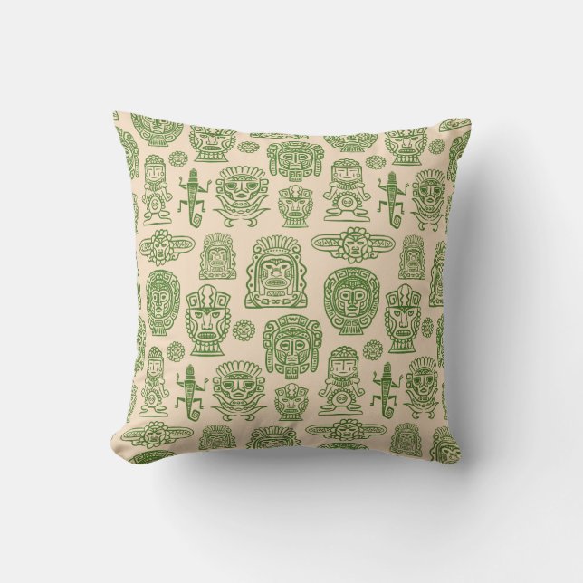 Aztec Inspired Pattern Cushion (Front)